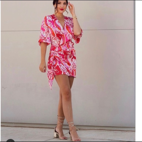 PRINTED MINI DRESS - Picture 11 of 16